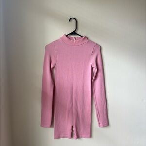 Forever 21 Soft Pink Cowl Neck One Piece
